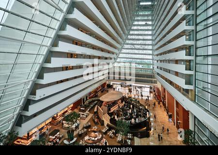 Singapore - 16 agosto 2024: Interni del Marina Bay Sands Hotel Foto Stock