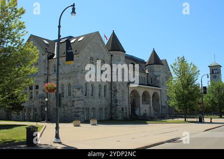 L'edificio Ontario Hall che ospita il Dipartimento d'Arte, parte della Queen's University, Kingston, Ontario, Canada. Foto Stock