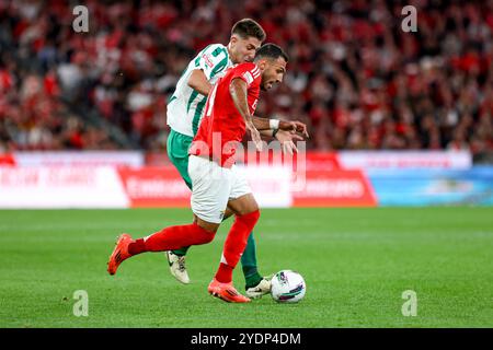 Portogallo. 27 ottobre 2024. Vangelis Pavlidis attaccante di SL Benfica durante la partita Betclic della Liga Portugal tra SL Benfica e Rio Ave FC all'Estadio da Luz il 27 ottobre 2024 a Lisbona, Portogallo. Liga Portugal Betclic - SL Benfica vs Rio Ave FC (Valter Gouveia/SPP) credito: SPP Sport Press Photo. /Alamy Live News Foto Stock