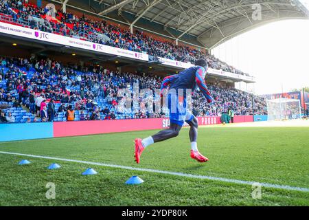 Londra, Regno Unito. 27 ottobre 2024. I giocatori del Crystal Palace si riscaldano prima della partita di Premier League Crystal Palace vs Tottenham Hotspur al Selhurst Park, Londra, Regno Unito, 27 ottobre 2024 (foto di Izzy Poles/News Images) a Londra, Regno Unito il 27/10/2024. (Foto di Izzy Poles/News Images/Sipa USA) credito: SIPA USA/Alamy Live News Foto Stock