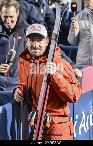 Soelden, Austria. 27 ottobre 2024. SOELDEN, AUSTRIA - OKTOBER 27: Marcel Hirscher dell'Olanda durante la seconda corsa Audi FIS Coppa del mondo di sci alpino - Slalom gigante maschile il 27 ottobre 2024 a Soelden, Austria. 241027 SEPA 26 093 - 20241027 PD13234 credito: APA-PictureDesk/Alamy Live News Foto Stock