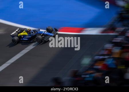 Città del Messico, Vereinigte Staaten. 27 ottobre 2024. Franco Colapinto (Williams Racing, Argentinien, #43) im Williams FW46, mex, Formel 1 Weltmeisterschaft, Grand Prix von Mexiko City, autodromo Hermanos Rodriguez, Rennen, 27.10.2024 foto: Eibner-Pressefoto/Michael Memmler credito: dpa/Alamy Live News Foto Stock