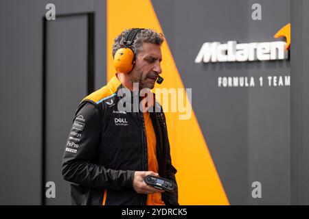 Città del Messico, Vereinigte Staaten. 27 ottobre 2024. Andrea Stella (McLaren Formula 1 Team, Teamchef), mex, Formel 1 Weltmeisterschaft, Grand Prix von Mexiko City, autodromo Hermanos Rodriguez, Rennen, 27.10.2024 foto: Eibner-Pressefoto/Michael Memmler credito: dpa/Alamy Live News Foto Stock