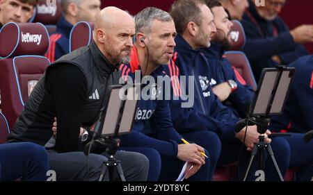 Il manager del Manchester United Erik Ten Hag Foto Stock