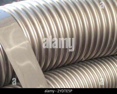 Tubo flessibile in alluminio Foto Stock