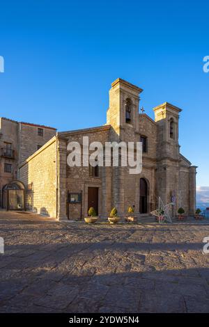 Chiesa di San Paolo, Gangi, Palermo, Sicilia, Italia, Mediterraneo, Europa Foto Stock