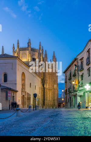 San Juan de los Reyes, Toledo, sito patrimonio dell'umanità dell'UNESCO, Castiglia-la Mancha, Spagna, Europa Foto Stock