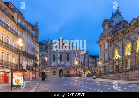 Chiesa di Santo Antonio dos Congregados, Porto (Oporto), Norte, Portogallo, Europa Foto Stock