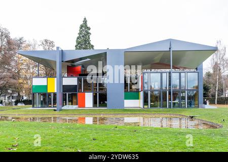 Pavillon le Corbusier, museo d'arte, Zurigo, Svizzera, Europa Foto Stock