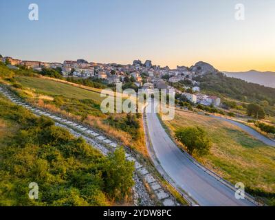 Pietrabbondante, Isernia, Molise, Italia, Europa Foto Stock