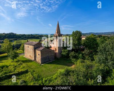 Villaggio di Solignano Vecchio, Castelvetro di Modena, Modena, Emilia-Romagna, Italia, Europa Foto Stock