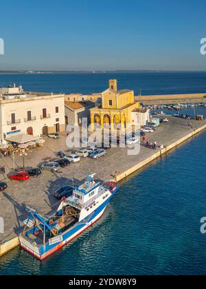 Chiesa di Santa Maria del Canneto, Porto Vecchio, Gallipoli, Lecce, Salento, Puglia, Italia, Europa Foto Stock