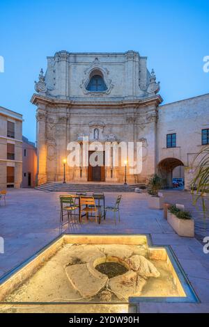 Chiesa madre, chiesa madre, Tricase, Lecce, Salento, Puglia, Italia, Europa Foto Stock