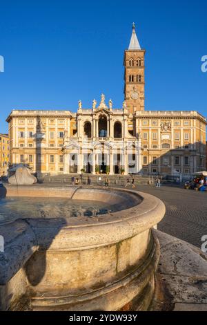 Basilica Papale di Santa Maria maggiore, patrimonio dell'umanità dell'UNESCO, Roma, Lazio, Italia, Europa Foto Stock