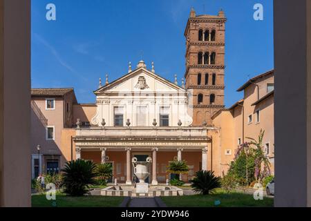 Basilica di Santa Cecilia in Trastevere, Roma, Lazio, Italia, Europa Foto Stock