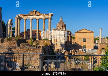 Fori Imperiali, sito patrimonio dell'umanità dell'UNESCO, Roma, Lazio, Italia, Europa Foto Stock