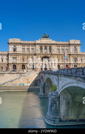 Palazzo di giustizia, Roma, Lazio, Italia, Europa Foto Stock