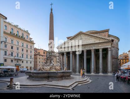 Pantheon, Sito Patrimonio Mondiale dell'UNESCO, Roma, Lazio, l'Italia, Europa Foto Stock