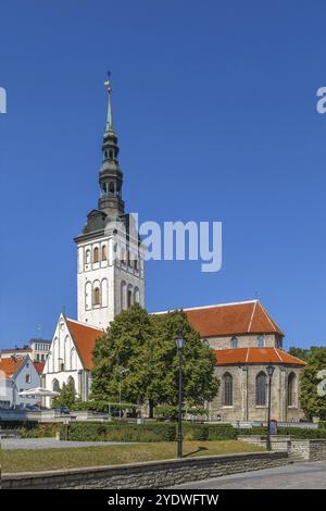 La chiesa di San Nicola è un'ex chiesa medievale di Tallinn, Estonia, in Europa Foto Stock