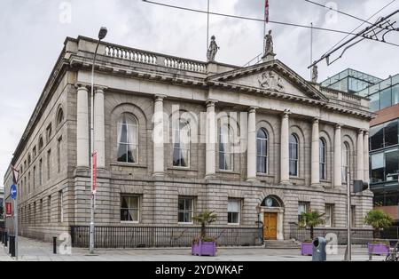 Costruzione del Royal College of Surgeons in Irlanda, Dublino Foto Stock