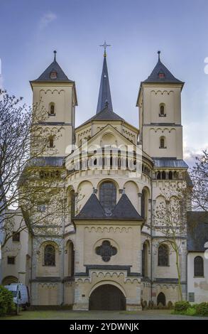 Chiesa di San Nicola e San Medardus nell'Abbazia di Brauweiler, Germania, Europa Foto Stock