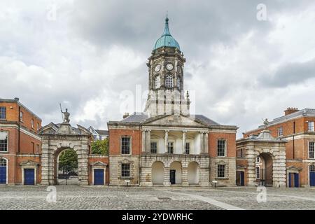 Bedford Tower nel castello di Dublino, Dublino, Irlanda, Europa Foto Stock