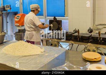 Via XXV marzo, Domagnano, San Marino Foto Stock