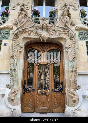 7° arrondissement di Parigi edificio Jules Lavirotte - Immeuble Lavirotte Foto Stock