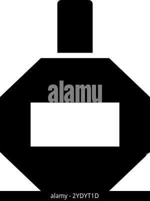 Icona Eye Drop. Contagocce. Vettore modificabile. Illustrazione Vettoriale