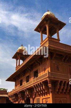 Diwan-i-Khas (sala del pubblico privato) a Fatehpur Sikri, India Foto Stock