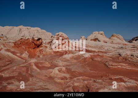 Vista delle formazioni di White Pocket Foto Stock