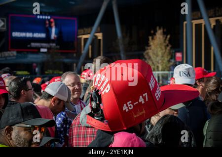 Ottobre 27 2024 Madison Square Garden Trump Rally, New York City Foto Stock