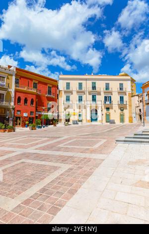 Piazza Duomo, Sciacca, Agrigento, Sicilia, Italia Foto Stock