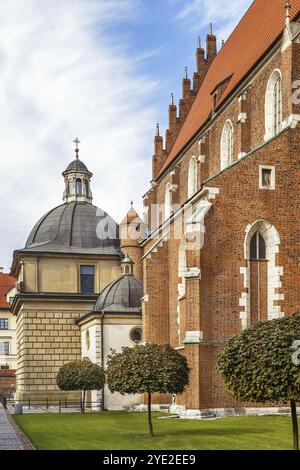 La basilica di Corpus Christi, situata nel quartiere Kazimierz di Cracovia, in Polonia, è una chiesa gotica fondata nel 1335. Cappella dell'Annunciazione Foto Stock