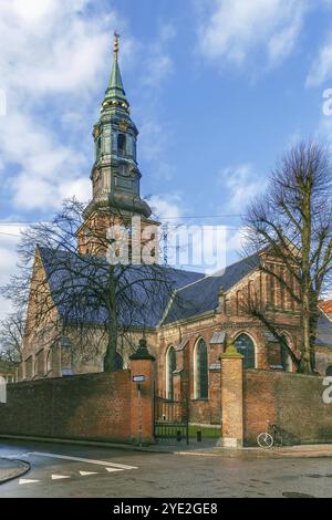 La chiesa di San Pietro è la chiesa parrocchiale della comunità germanofona di Copenaghen, Danimarca, Europa Foto Stock