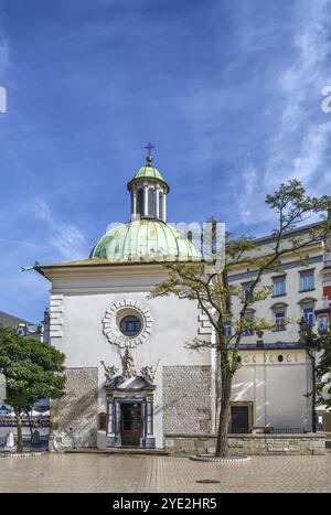 La Chiesa di Sant'Adalberto o Chiesa di San Wojciech è una delle chiese di pietra più antiche della Polonia, Cracovia, Polonia, Europa Foto Stock