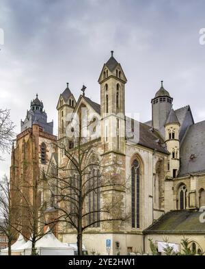 La cattedrale di Wetzlar è una grande chiesa situata nella città di Wetzlar, in Germania, in Europa Foto Stock