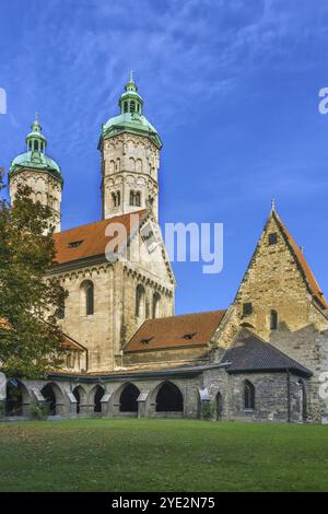 La Cattedrale dei Santi Apostoli Pietro e Paolo di Naumburg (Naumburger Dom) è una ex cattedrale situata a Naumburg, in Germania, in Europa Foto Stock