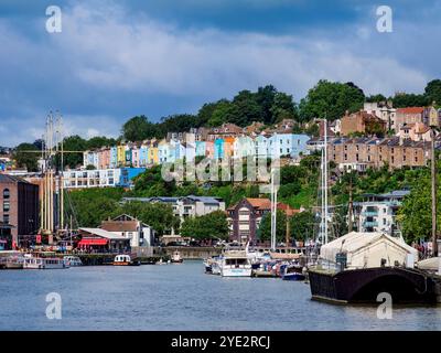 Floating Harbour, Bristol, Inghilterra, Regno Unito Foto Stock