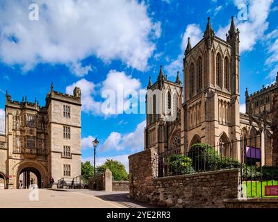 Cathedral Church of the Holy and Undivided Trinity, Bristol, Inghilterra, Regno Unito Foto Stock