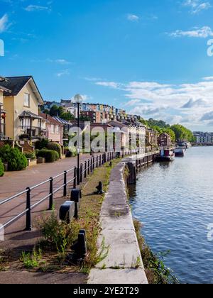 Floating Harbour, Bristol, Inghilterra, Regno Unito Foto Stock