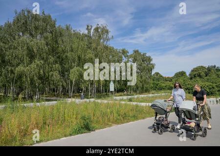 Mauergarten, Mauerpark, Prenzlauer Berg, Pankow, Berlino, Germania Foto Stock