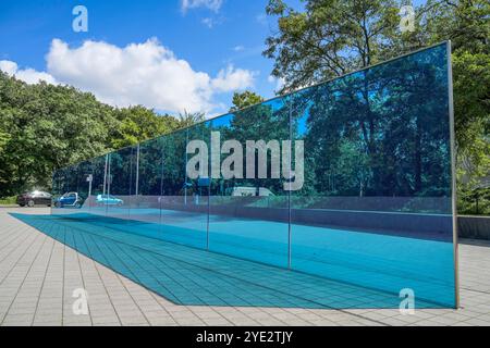 Memorial T4, memoriale e sito informativo per le vittime degli omicidi di eutanasia nazionalsocialista, Tiergartenstraße 4, Tiergarten, Mitte, Berlino Foto Stock