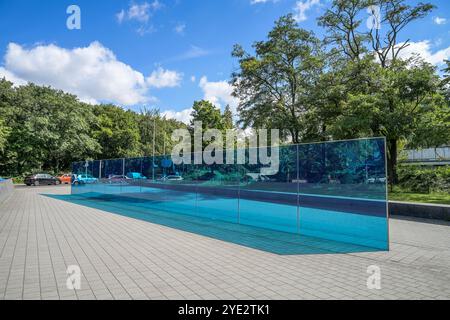 Memorial T4, memoriale e sito informativo per le vittime degli omicidi di eutanasia nazionalsocialista, Tiergartenstraße 4, Tiergarten, Mitte, Berlino Foto Stock