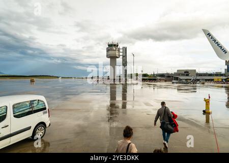Aeroporto di Girona, Catalogna, Spagna Foto Stock
