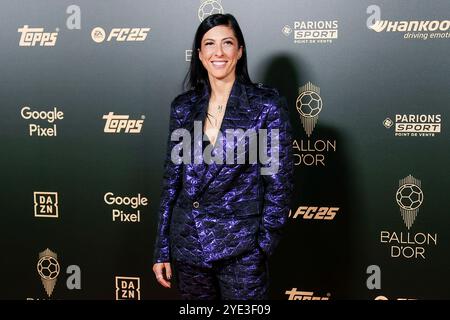 Parigi, Frankreich. 28 ottobre 2024. Parigi, 28 ottobre 2024 68. Ballon d`or im Theatre Du Chatelet a Parigi Parigi, FRANKREICH v., li., Jennifer Hermoso (spagnolo) credito: dpa/Alamy Live News Foto Stock