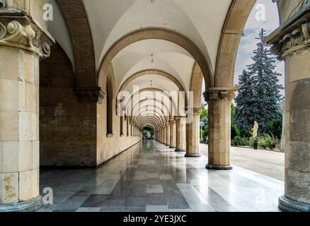 Il Museo di Stalin, dedicato alla vita di Stalin, il leader dell'Unione Sovietica, nato a Gori. Foto Stock