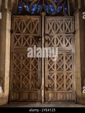 Eglise Collegiale catholique Saint-Vulfran, Abbeville, Francia settentrionale. Foto Stock