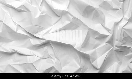 Carta bianca trama del foglio sfondo in cartone.sfondo con trama di carta bianca sgualcita. Foto Stock