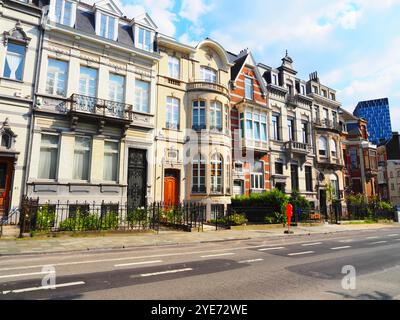 Le principali attrazioni di Bruxelles, cuore dell'Europa, Belgio Foto Stock